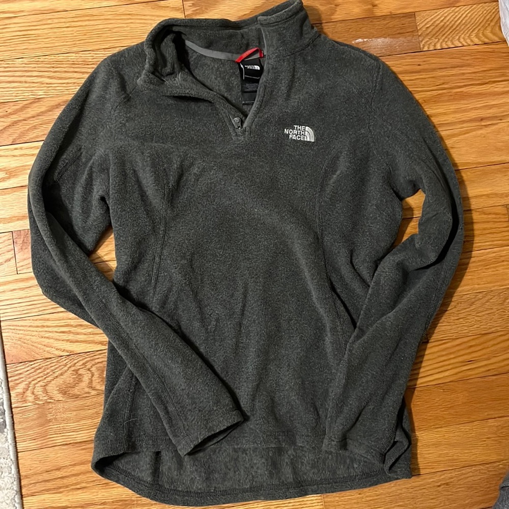 North face women’s fleece quarter zip size small